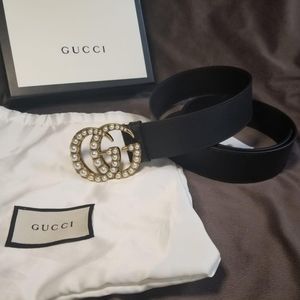 Gucci Pretty Pearl Belt
